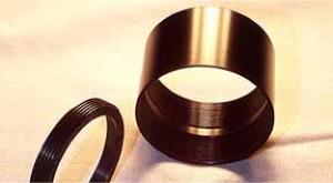 Threaded Slimline Retainers - Internal thread. Available in 29, 38, 54mm (no flange)